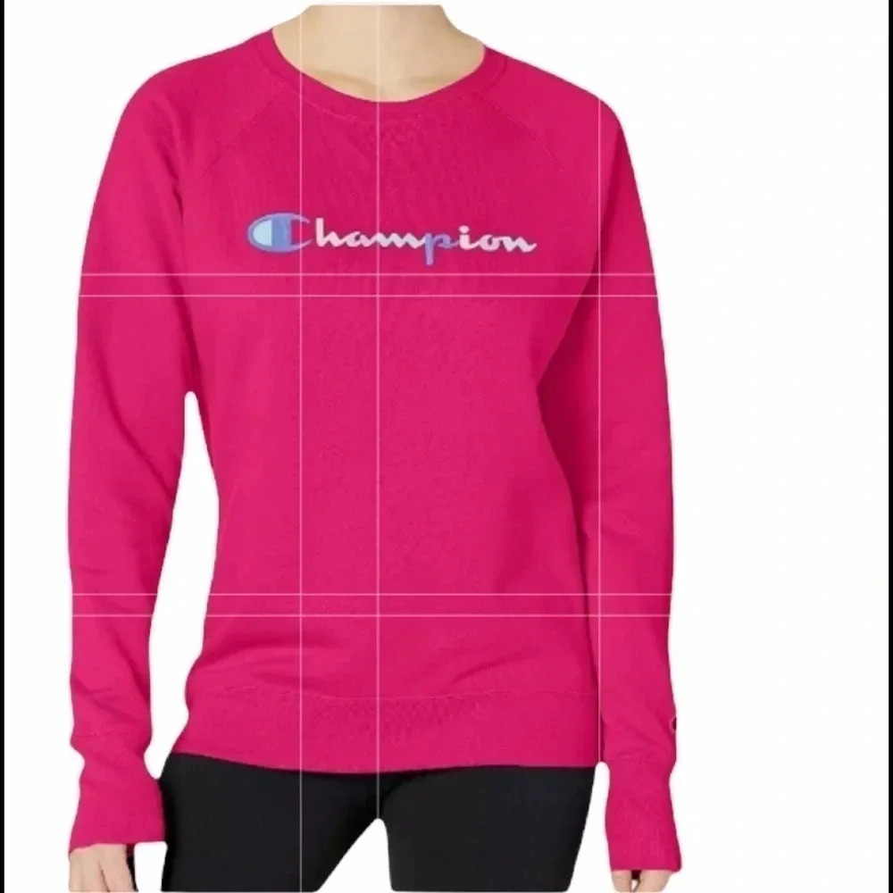 Champion Powerblend Pullover Sweatshirt Pink nwt
